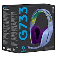 Audifonos c/ Microfono Gamer G733 RGB 7.1 Blue Voice Violeta